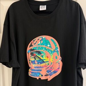 Billionaire Boys Club Black Tee with Vibrant Astronaut Design